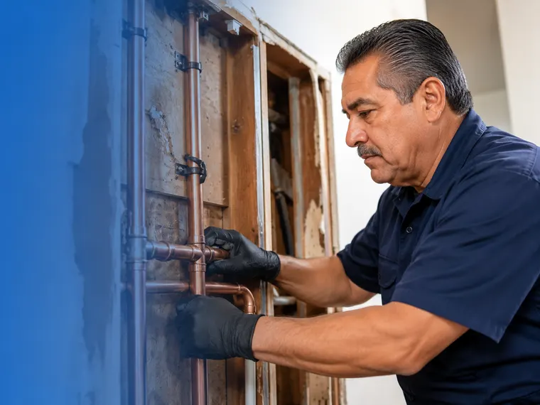 Whole-home repiping with new pipes